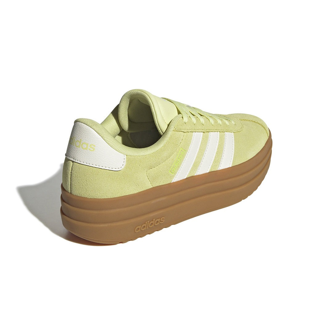 adidas Women's VL Court Bold (Ice Yellow / Off White / Lucid Lemon)