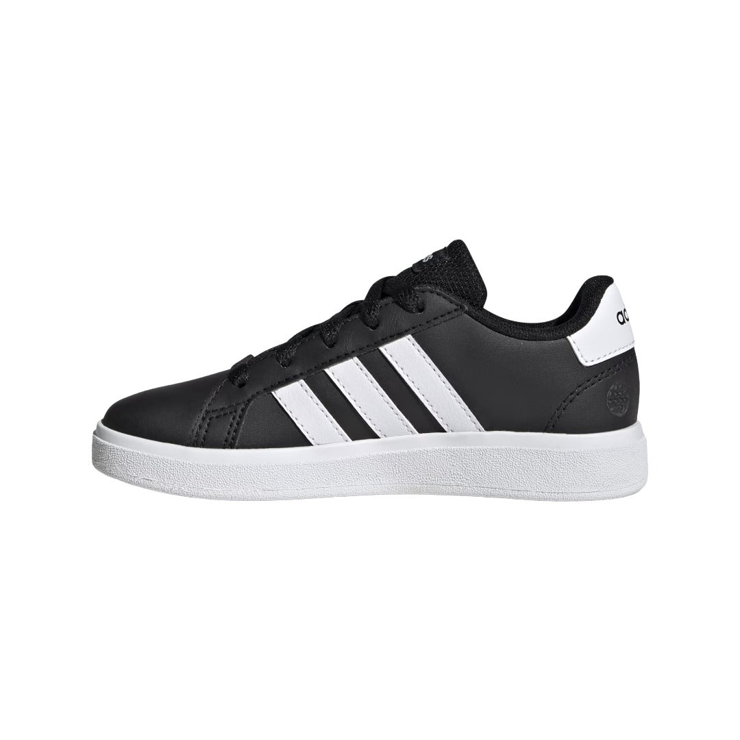 adidas Youth Grand Court 2.0 (Core Black / Cloud White / Core Black)