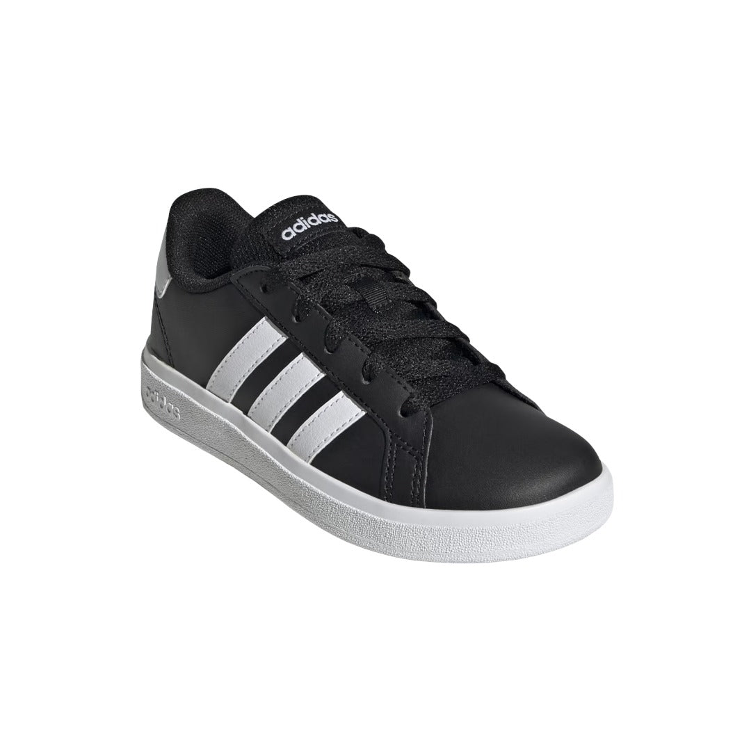 adidas Youth Grand Court 2.0 (Core Black / Cloud White / Core Black)