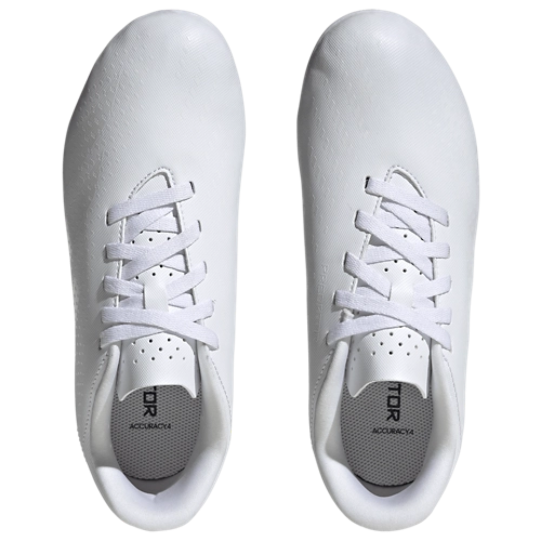 adidas Youth Predator Accuracy.4 FxG (White / White / Core Black)