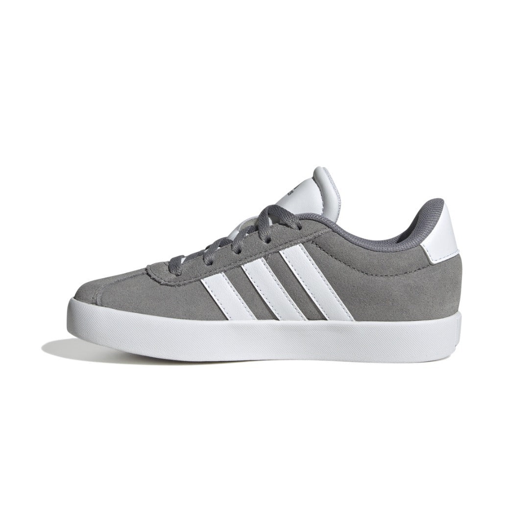 adidas Youth VL Court 3.0 (Gray / White / Silver Metallic)