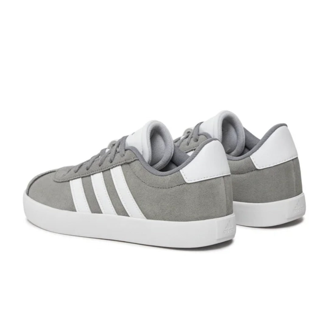 adidas Youth VL Court 3.0 (Gray / White / Silver Metallic)