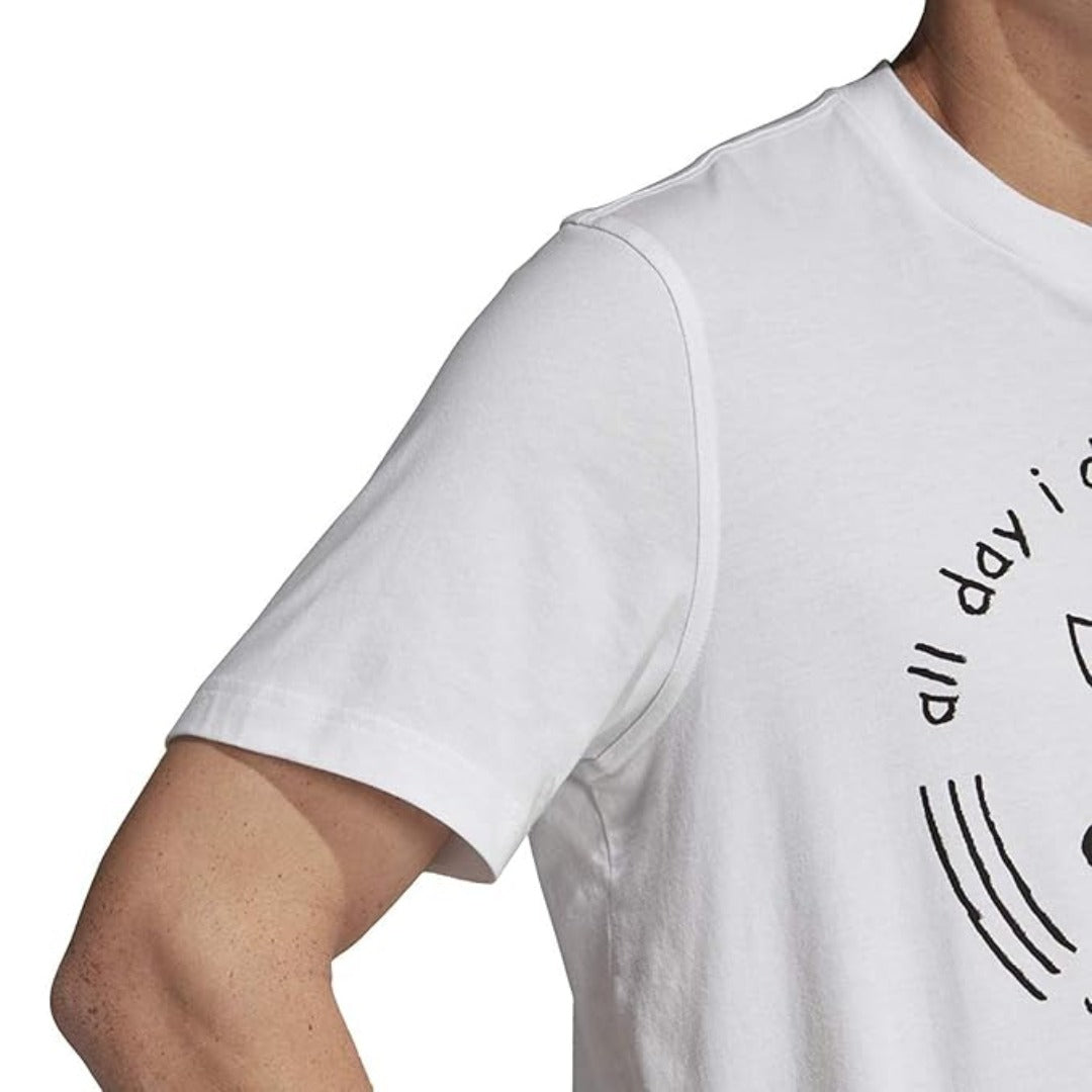 adidas Men's Originals Hand Drawn T-Shirt - White