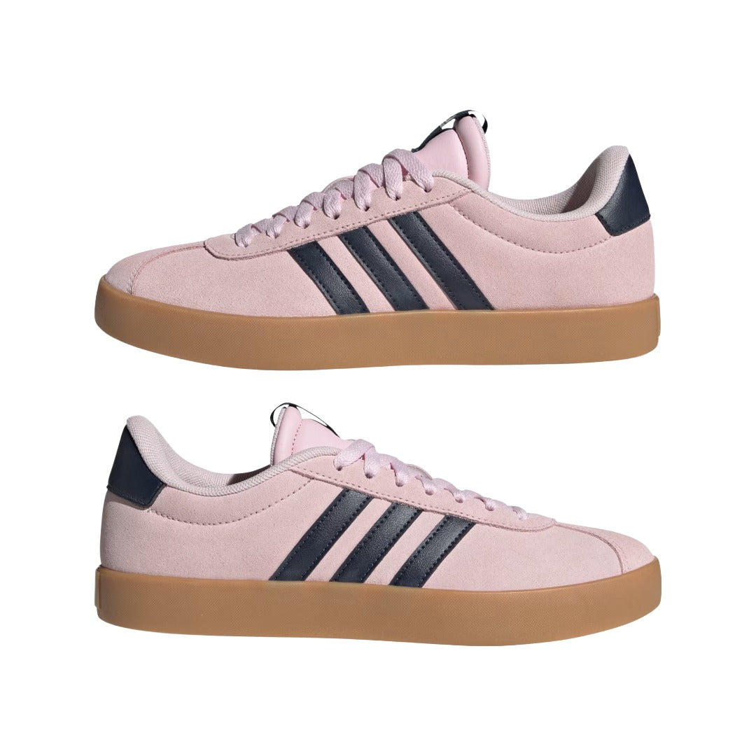adidas Women's VL Court 3.0 Shoes - Clear Pink / Legend Ink / Gum