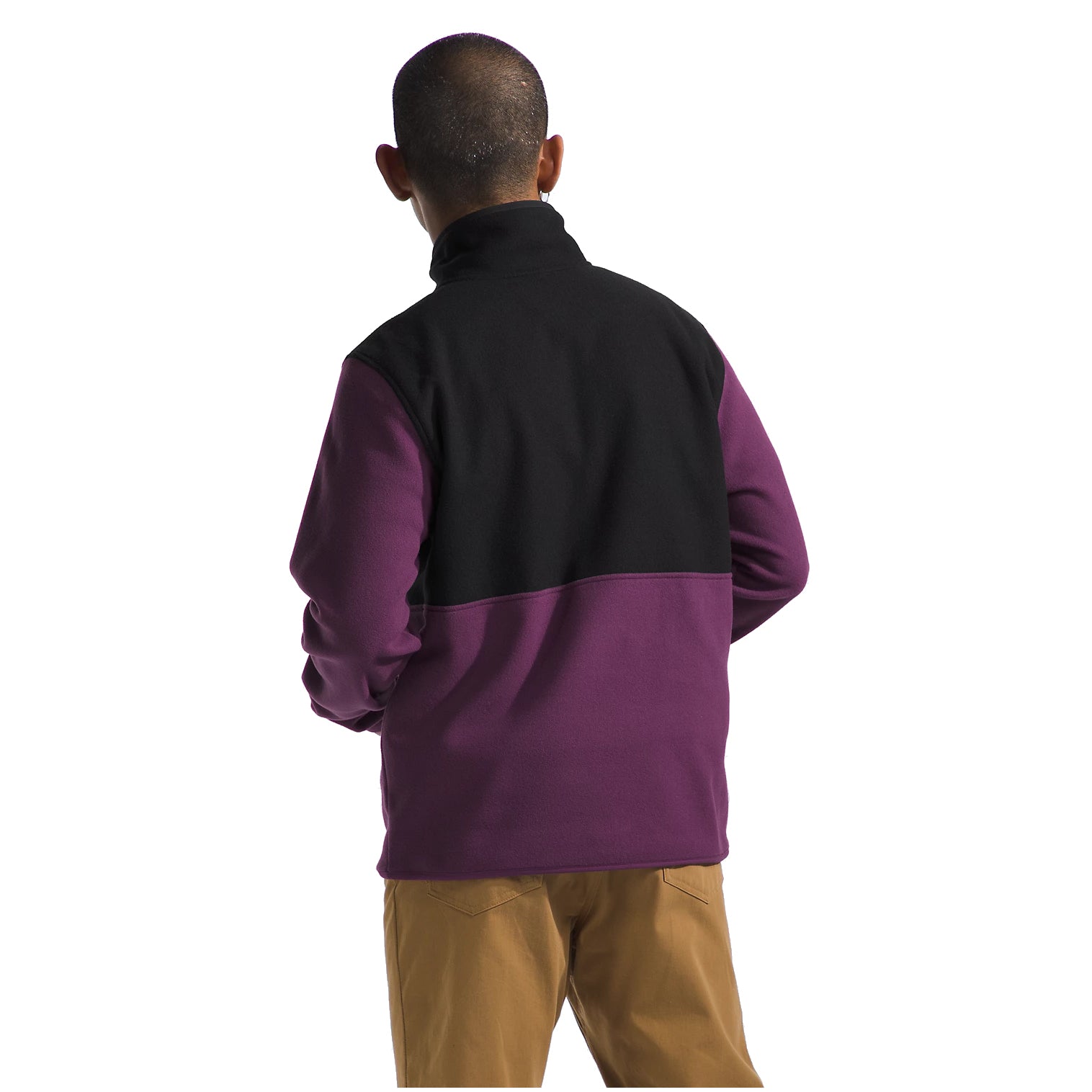 The North Face Men’s Alpine Polartec 100 ½-Zip Jacket in Black Currant Purple
