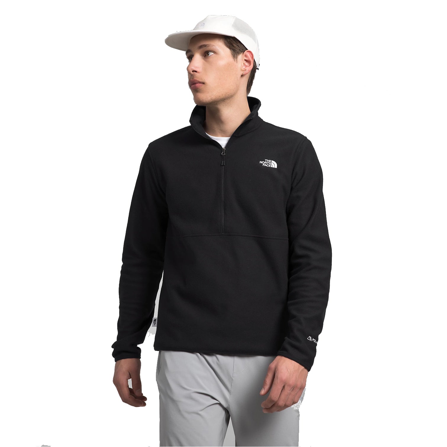 The North Face Men’s Alpine Polartec 100 ½-Zip Jacket in Black