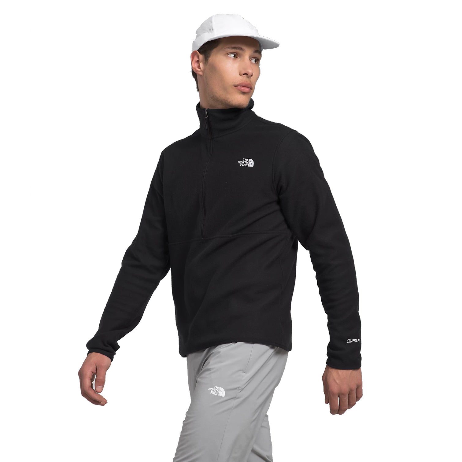 The North Face Men’s Alpine Polartec 100 ½-Zip Jacket in Black