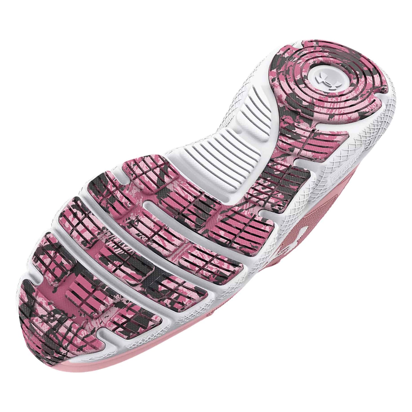Under Armour Women's Charged Assert 9 Marble Wide D Running Shoes - Prime Pink / Black 3025951-600