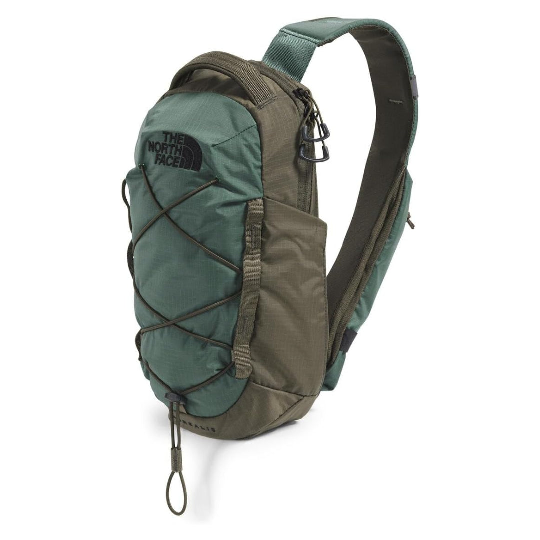 The North Face Borealis Sling Bag - Duck Green/New Taupe Green image