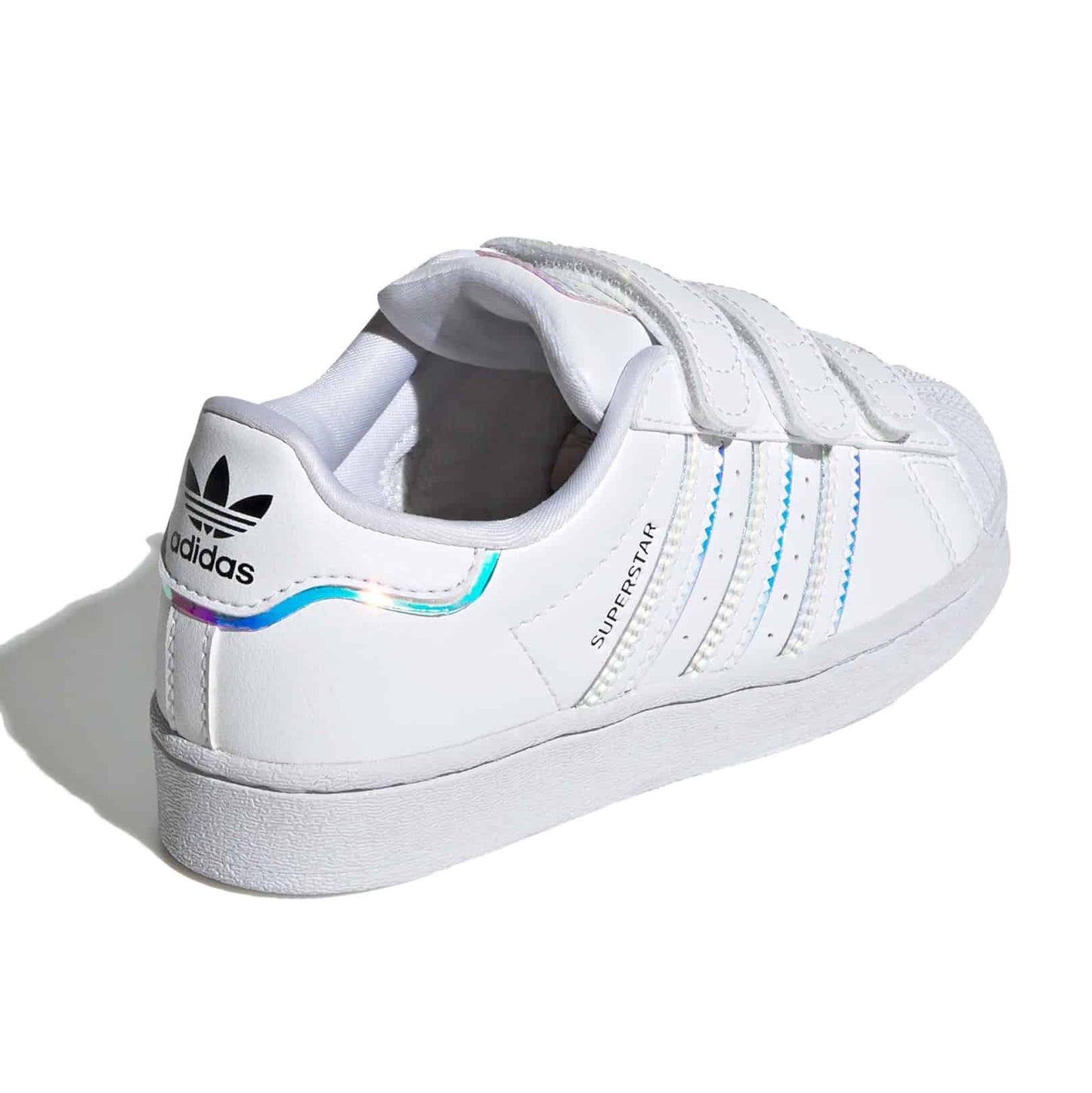 adidas Originals Kid's Superstar Shoes - Cloud White / Cloud White / Core Black