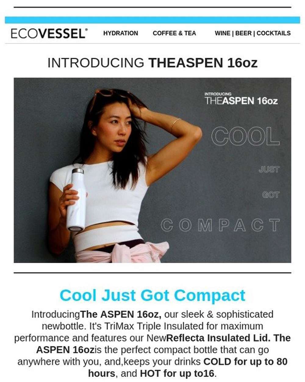 ECOVESSEL THE ASPEN 16oz