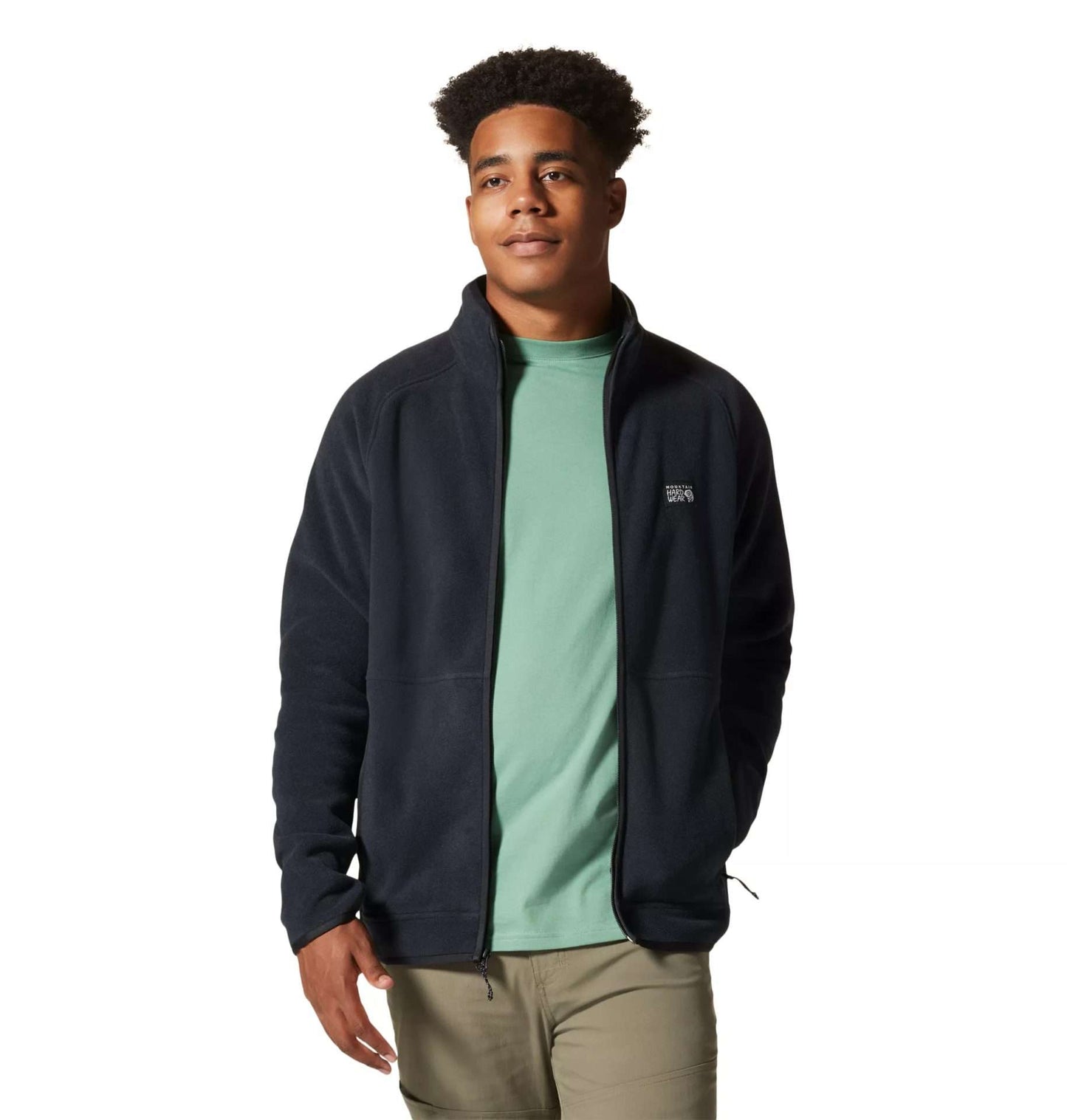 Mountain Hardwear Men's Polartec® Double Brushed Full Zip Jacket - Black