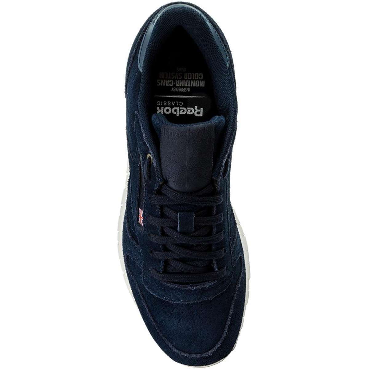 Reebok Men's Classic Leather MCC Shoes,CM9609,Blue/Chalk