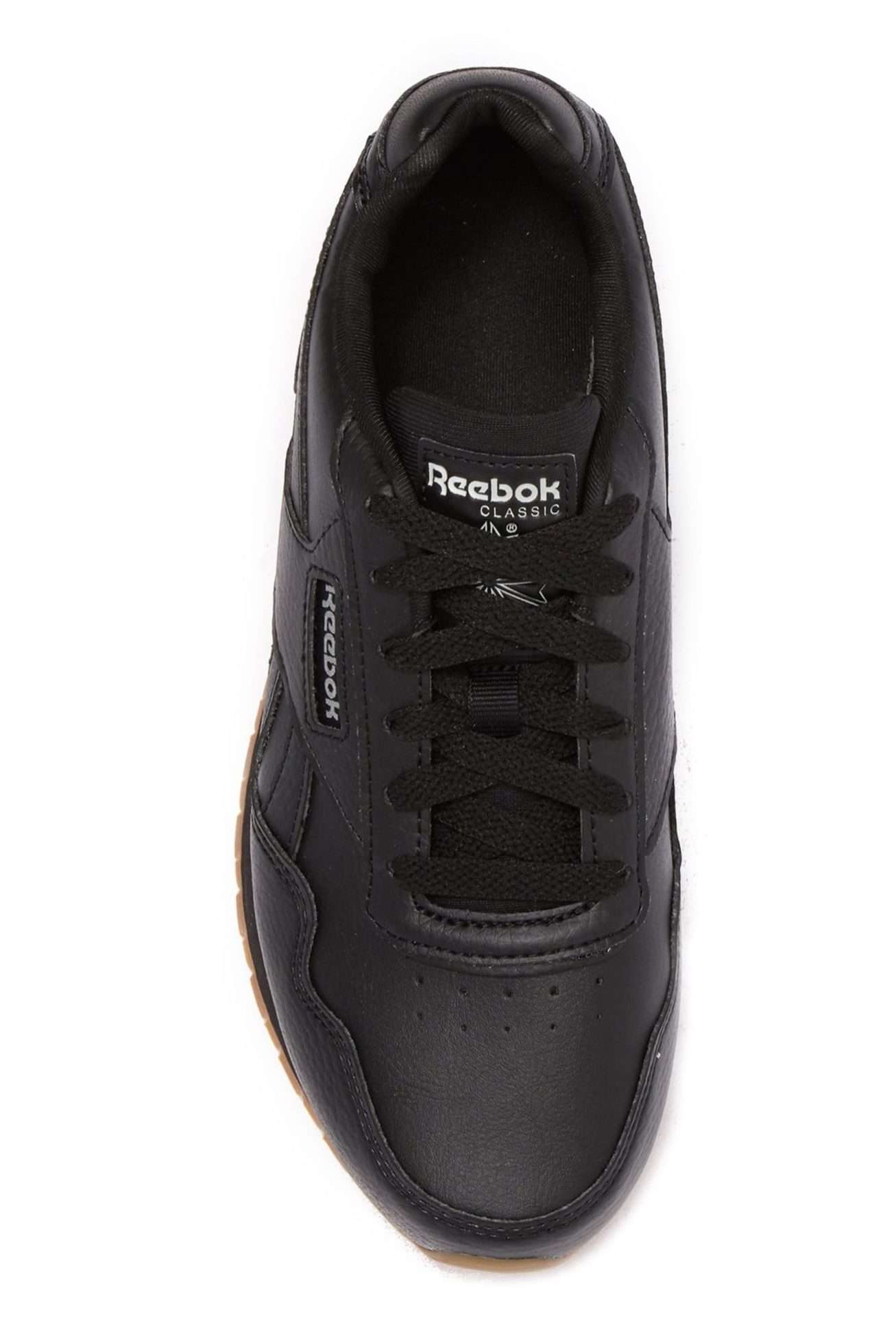 Reebok Kid's(Little Kids & Big Kids) Classic Harman Run Shoes ,CM9682,Black/Gum