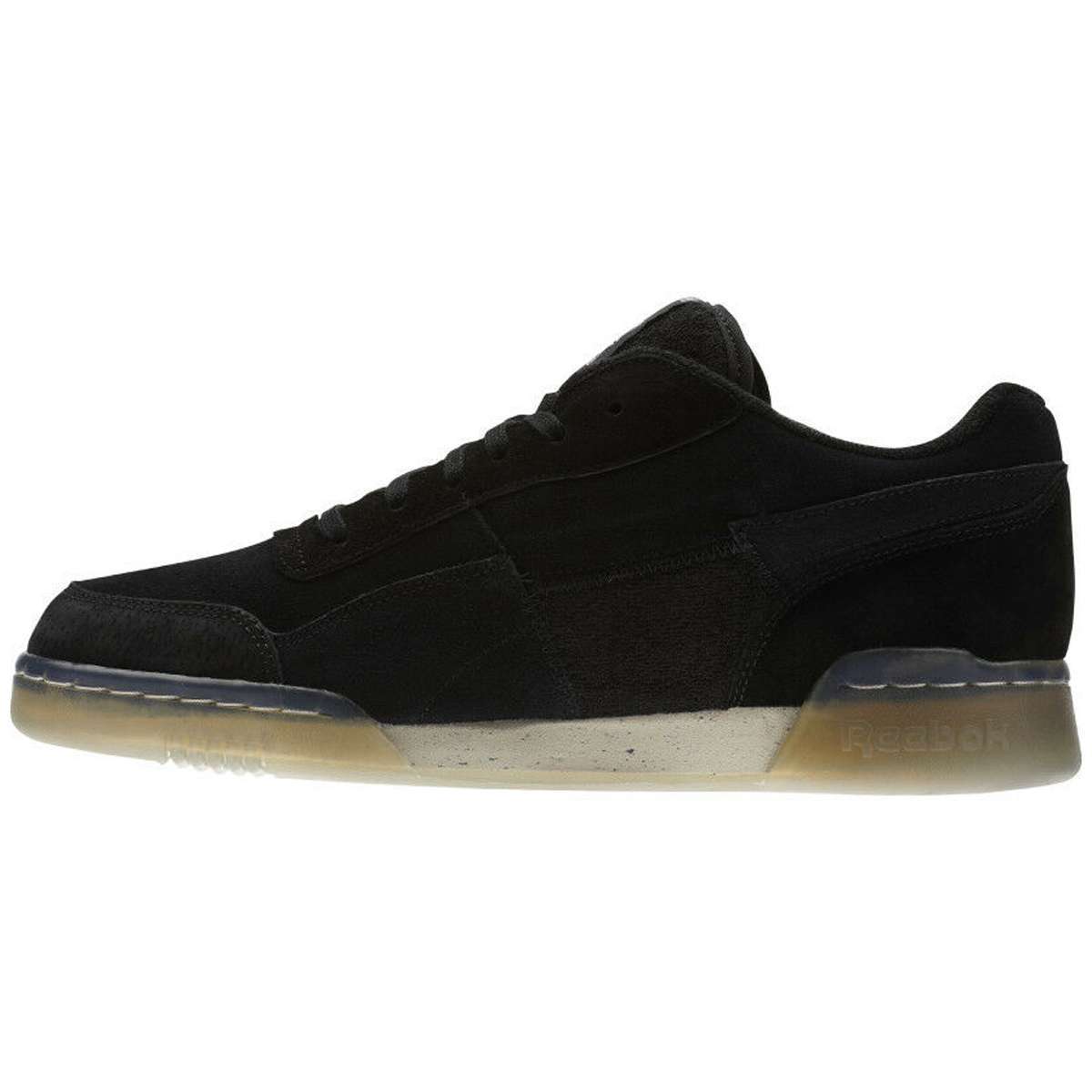 Reebok Men's Workout Plus Tribute Shoes,CM9909,Black / Grey-Ice