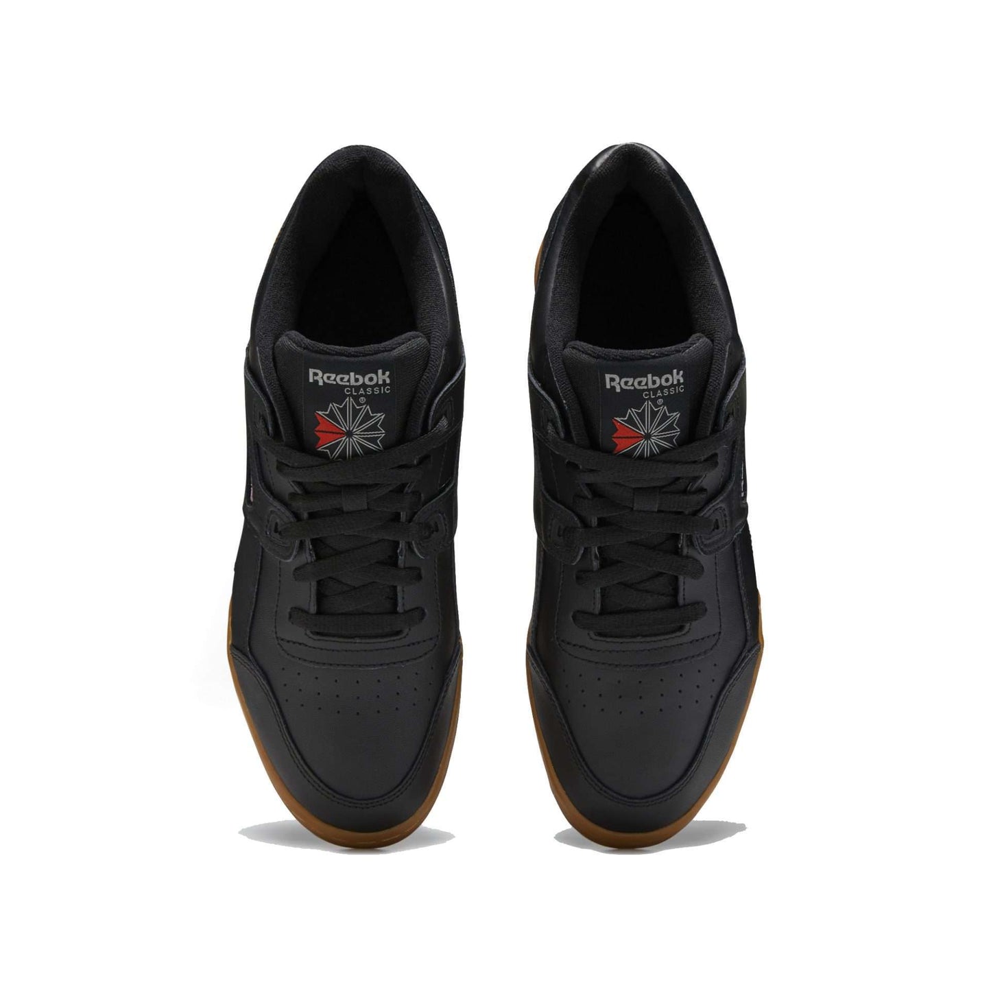 Reebok Men's Workout Plus Shoes,CN2127,Black / Carbon / Classic Red / Reebok Royal