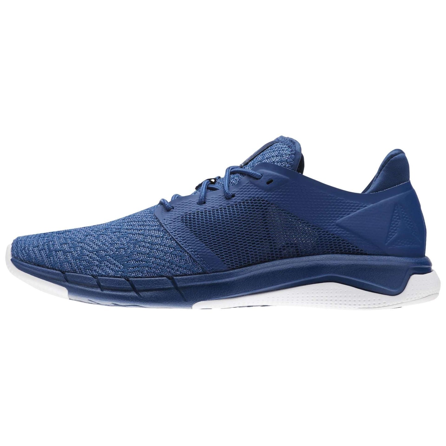 Reebok Men's Print Run 3.0 Shoe,CN4909,Bunker Blue/Blue Slate/White