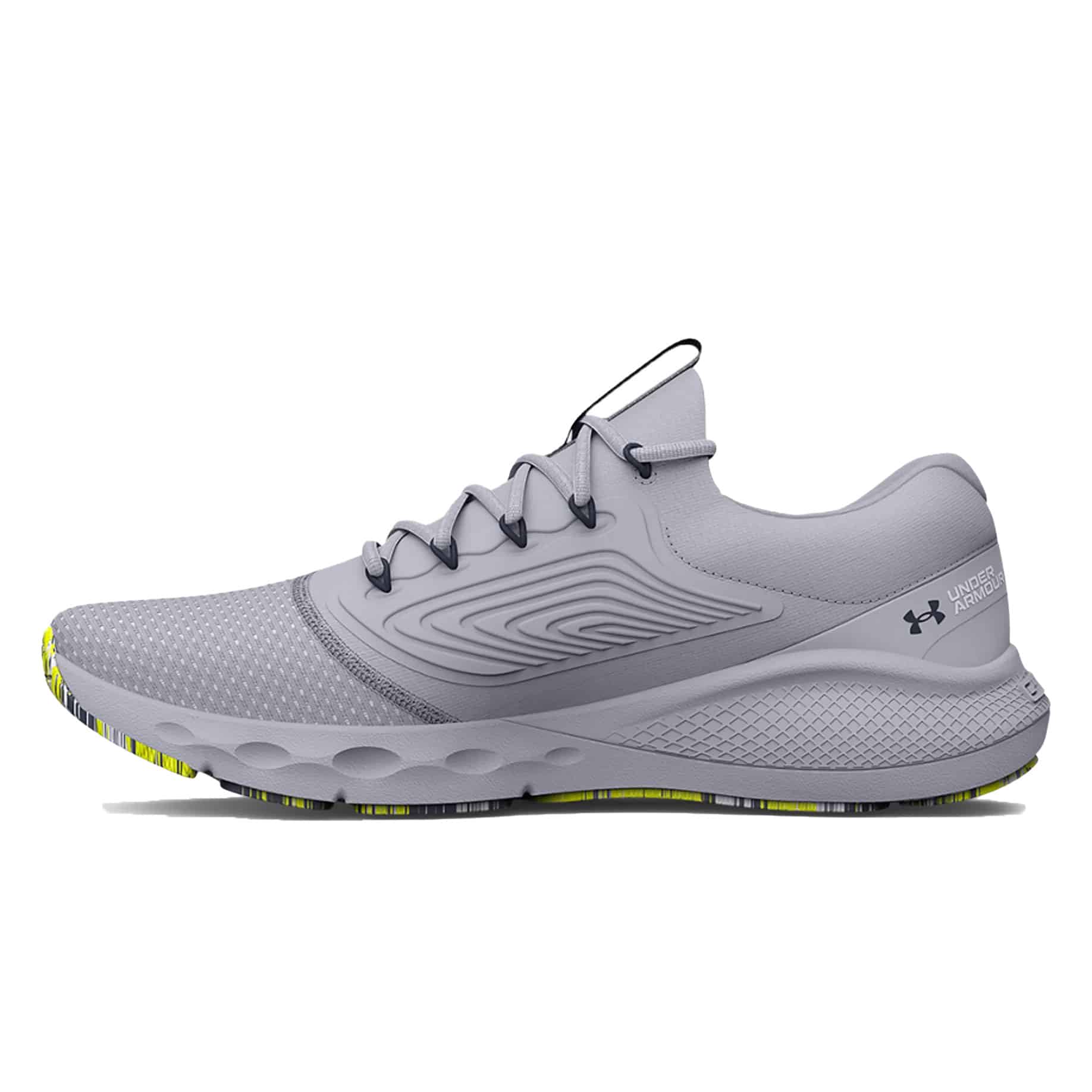 Under Armor Men's UA Charged Vantage 2 Marble Running Shoes - Mod Gray / Tempered Steel 3025358-102