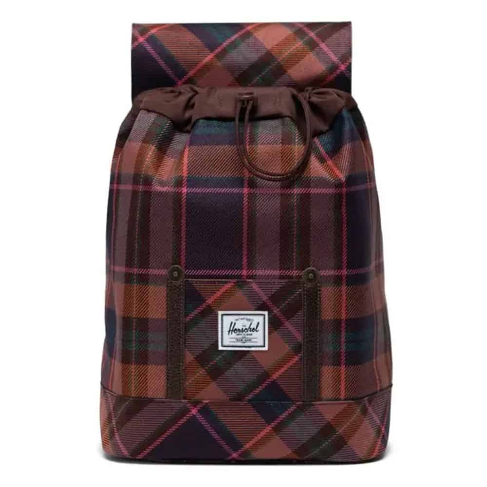 Herschel Retreat Backpack Mini - Slate Rose Plaid 11090-05699