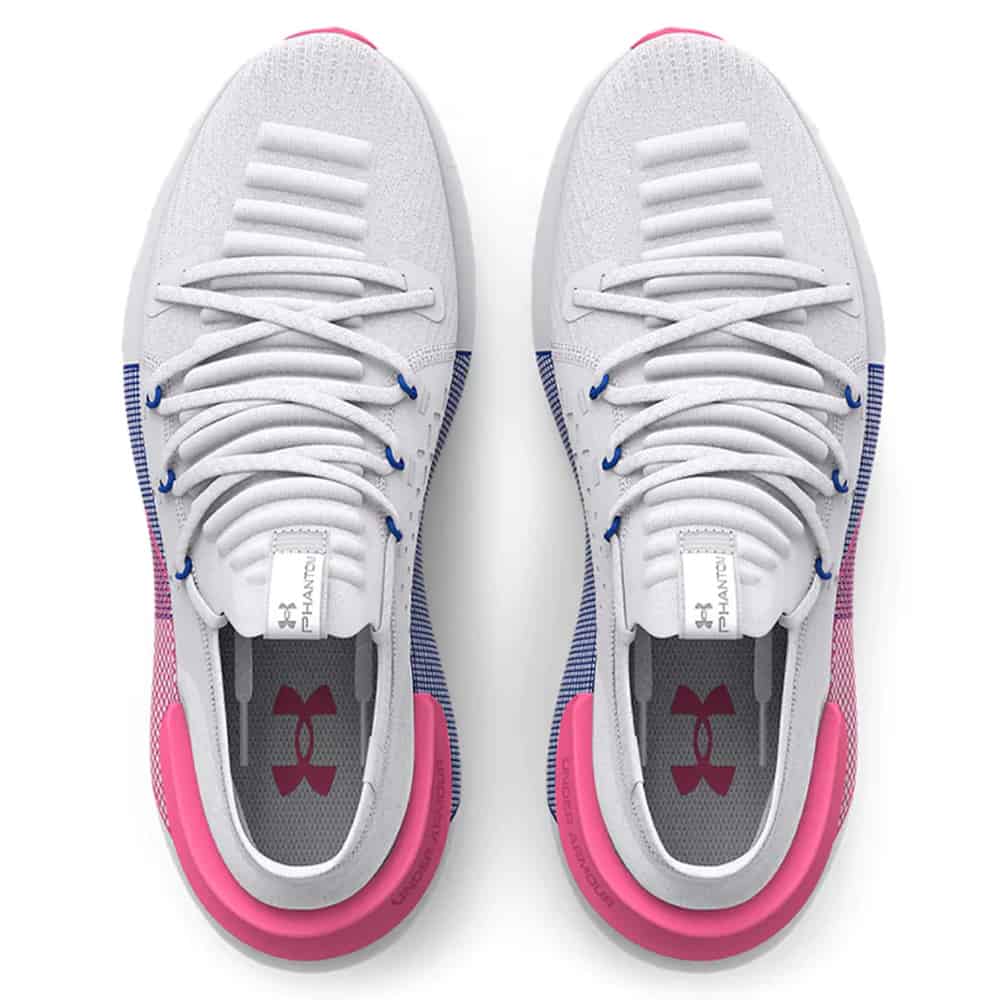 Under Armour Women's HOVR™ Phantom 3 Running Shoes - White / Pink 3025517-103