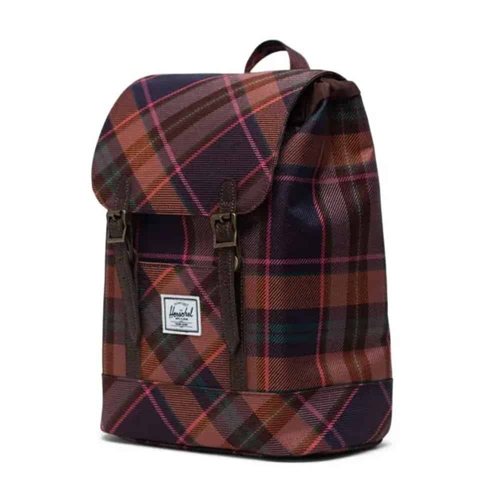 Herschel Retreat Backpack Mini - Slate Rose Plaid 11090-05699