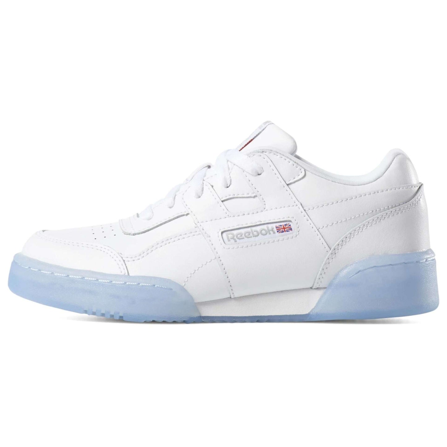 Reebok Kid's (Juniors) Workout Plus Shoes,DV4425,White / Carbon / Blue