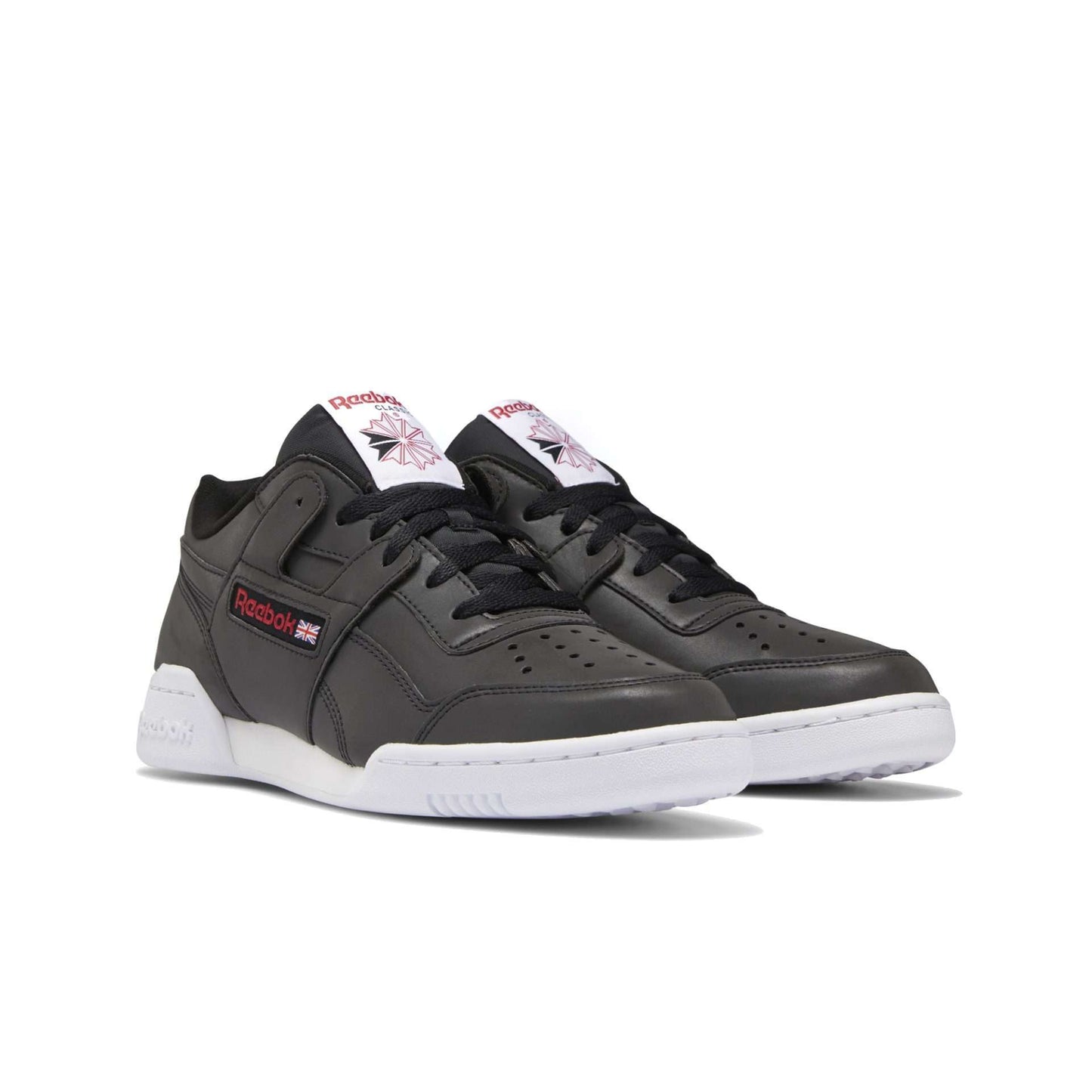 Reebok Men's Workout Plus Shoes,DV7239,Black/White/Excellent Red