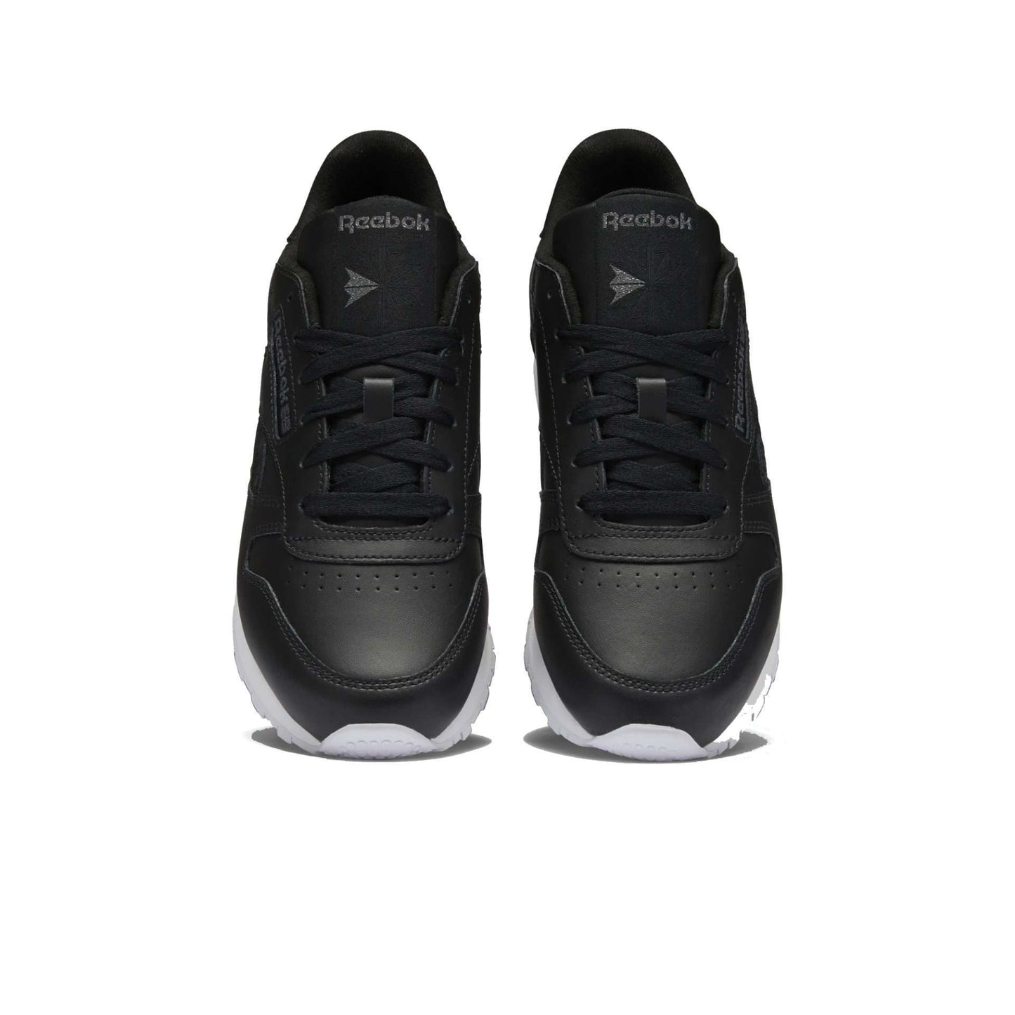 Reebok Women's Classic Leather Shoes,DV8155,Black / Black / White