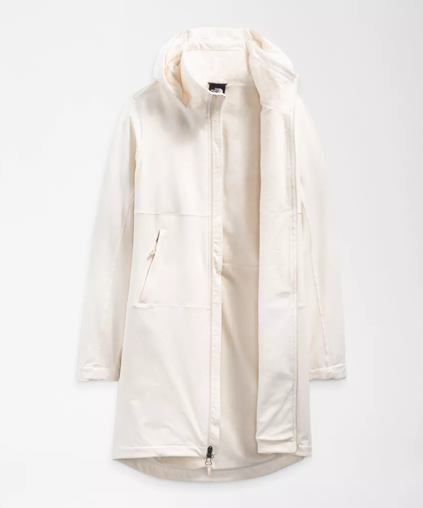 The North Face Women’s Shelbe Raschel Parka Length With Hood NF0A5GBLR8R Gardenia White Heather