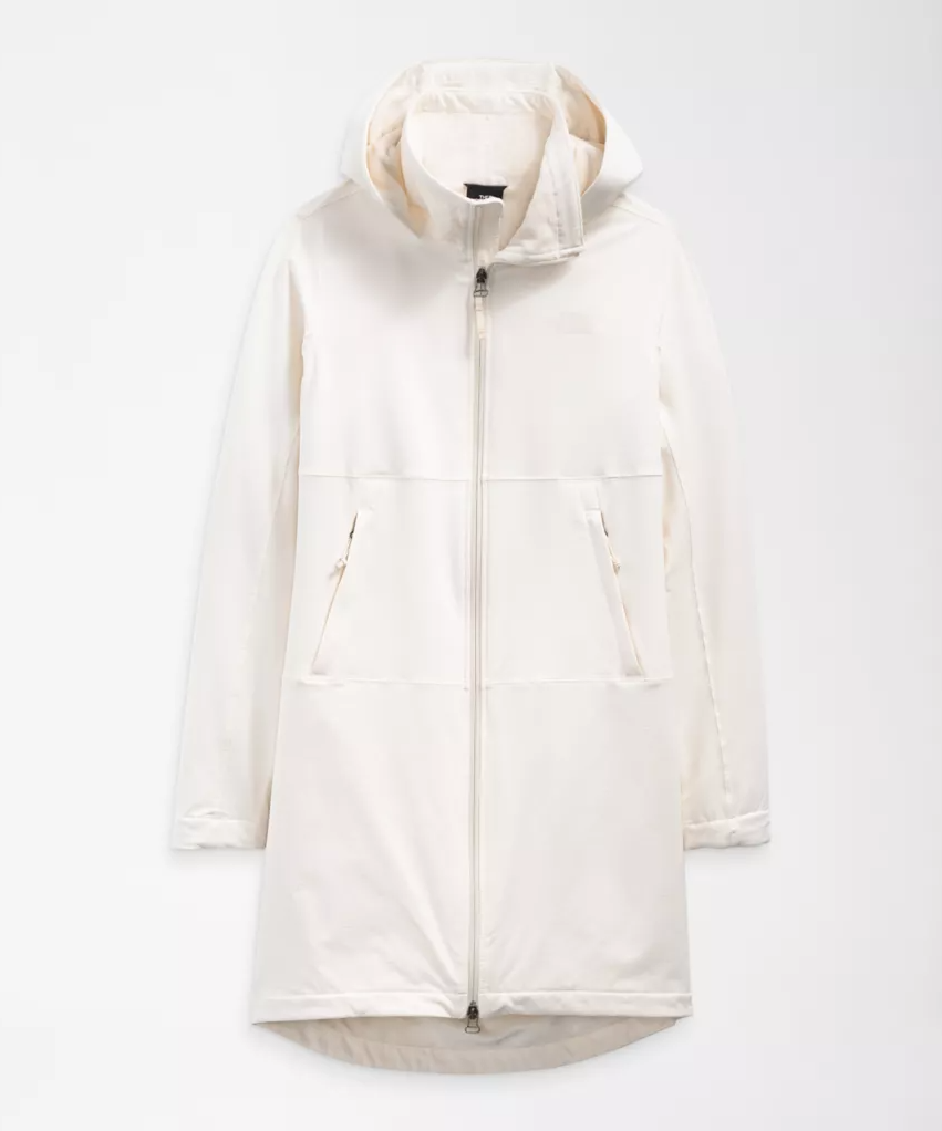 The North Face Women’s Shelbe Raschel Parka Length With Hood NF0A5GBLR8R Gardenia White Heather