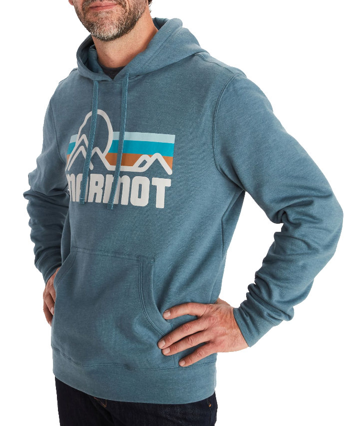 Marmot Men's Coastal Hoody 49360-8485 Varsity Blue Heather