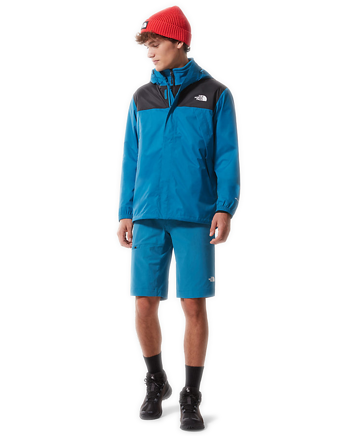 The North Face Men's Antora Rain Jacket NF0A7QEYNTP TNF Black/Banff Blue