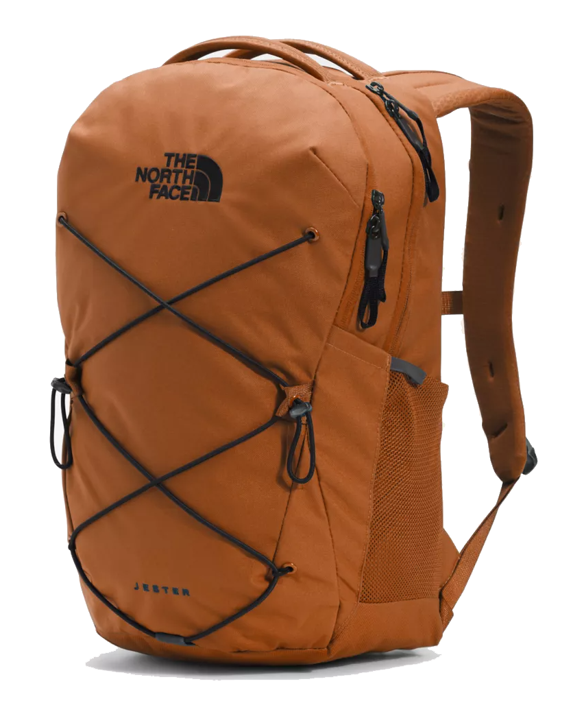 The North Face Jester Backpack - Leather Brown/TNF Black NF0A3VXF814