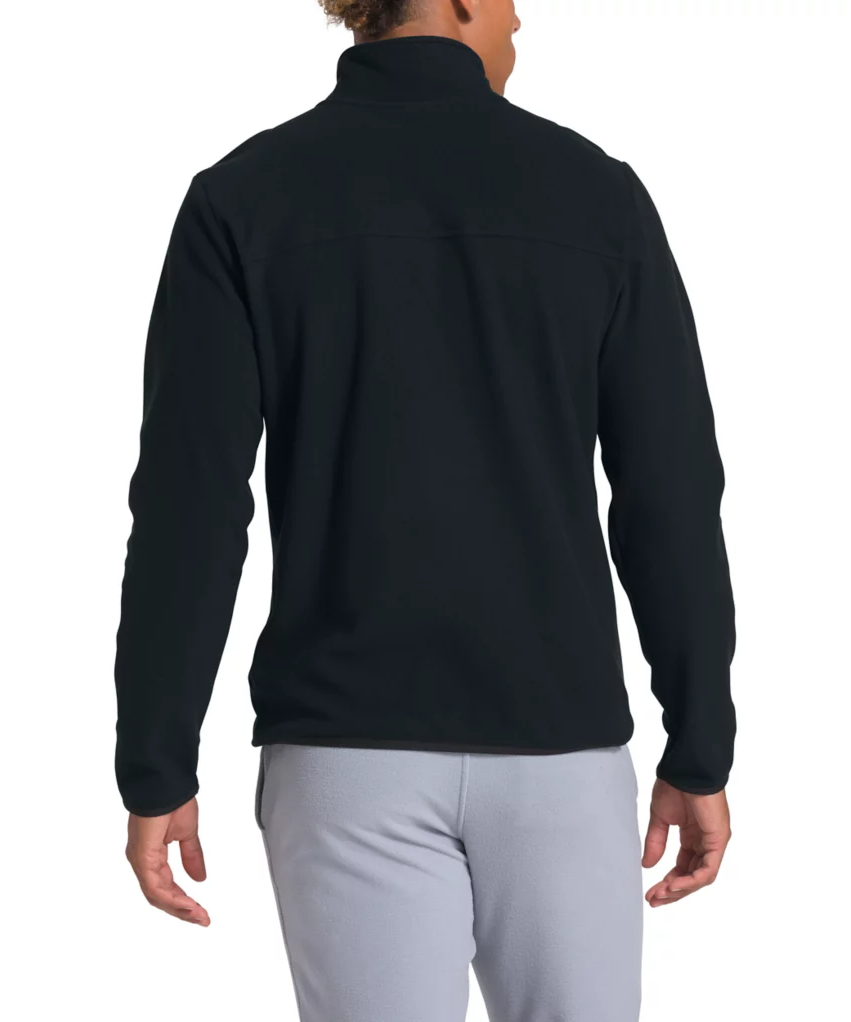 North Face Men's TKA Glacier Full Zip Jacket #NF0A4AJCJK3 TNF Black