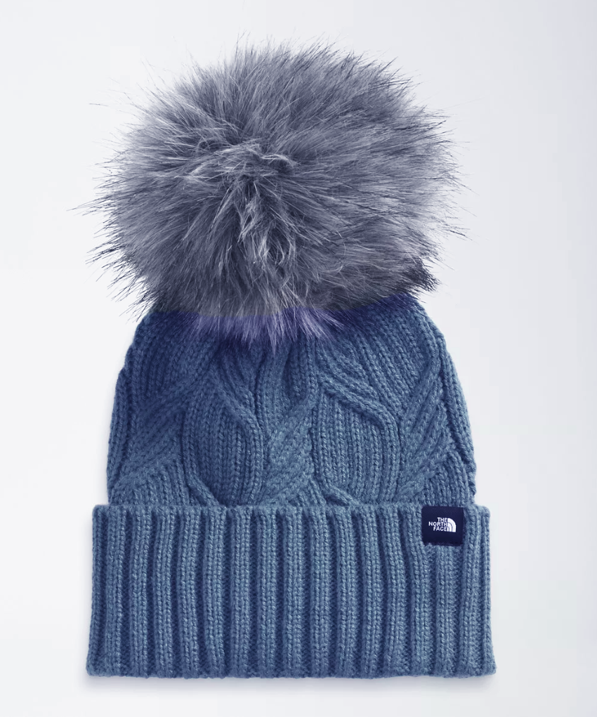 The North Face Youth(KIDS) Oh-Mega Fur Pom Beanie NF0A4VTA174 Vanadis Grey