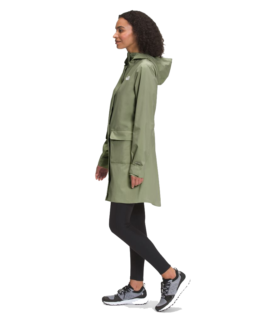 The North Face Women’s City Breeze Rain Parka II A52YL3X3 Tea Green
