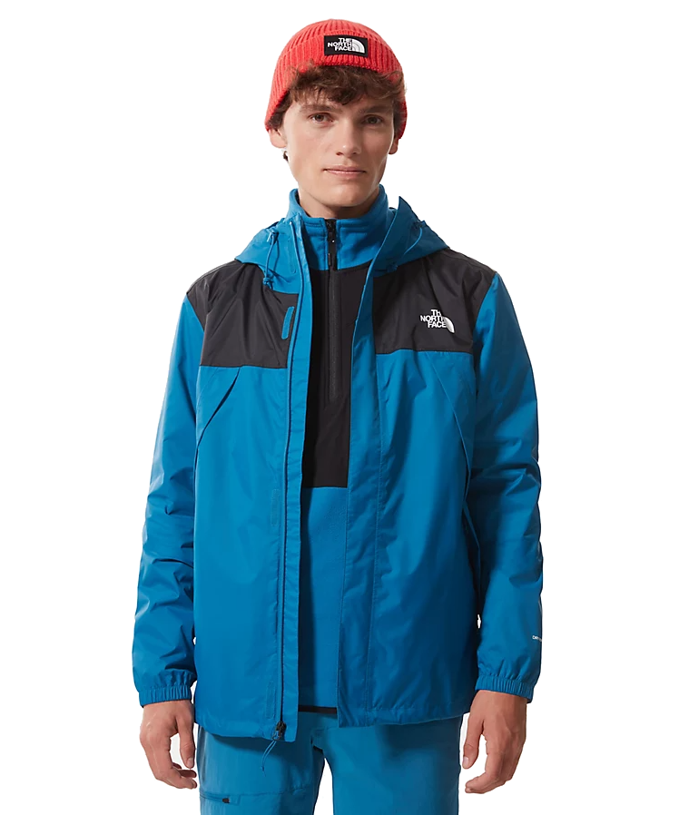 The North Face Men's Antora Rain Jacket NF0A7QEYNTP TNF Black/Banff Blue