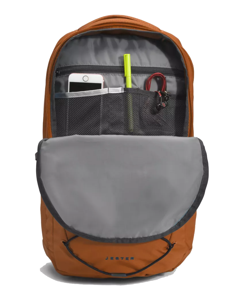 The North Face Jester Backpack - Leather Brown/TNF Black NF0A3VXF814