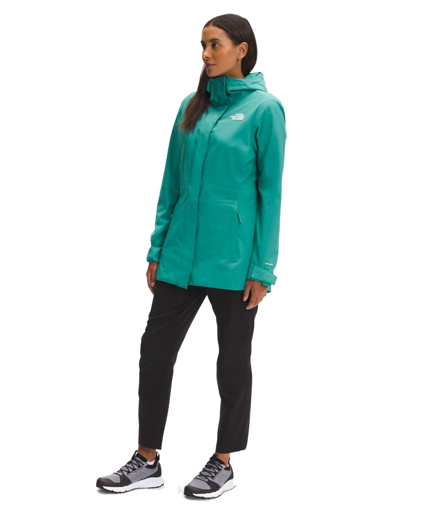 The North Face Women’s City Breeze Rain Jacket A5J5U ZCV Porcelain Green