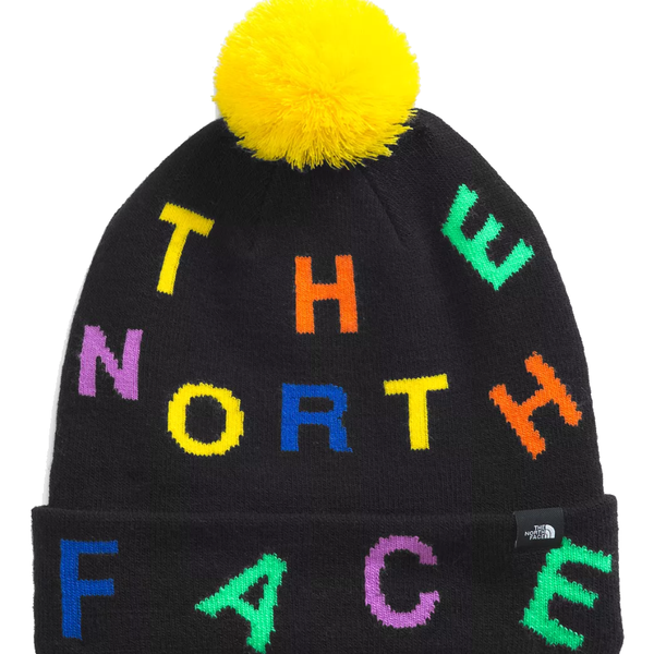 The North Face Youth Ski Tuke Beanie NF0A4VSX3AZ Burnt Olive Green Explorer Camo Print