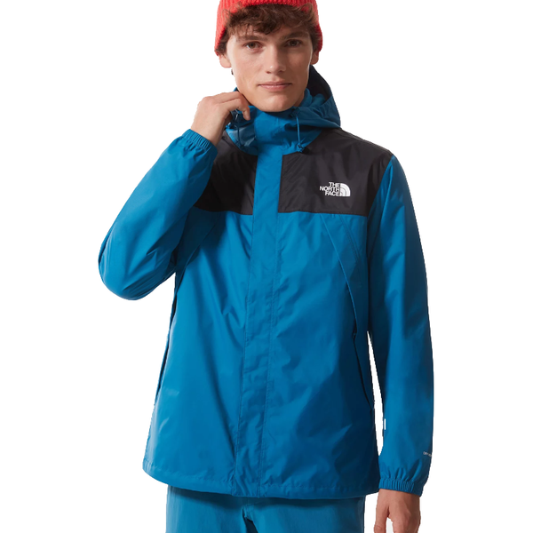 The North Face Men's Antora Rain Jacket NF0A7QEYNTP TNF Black/Banff Blue