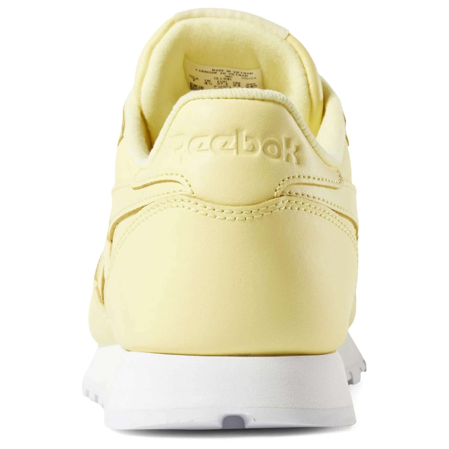 Reebok Women's Classic Leather Shoes ,DV3725,Filtered Yellow / White