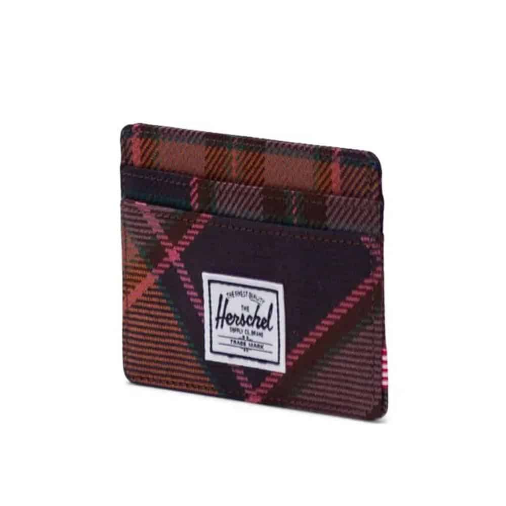 Herschel Charlie RFID Wallet - Slate Rose Plaid 10360-05699