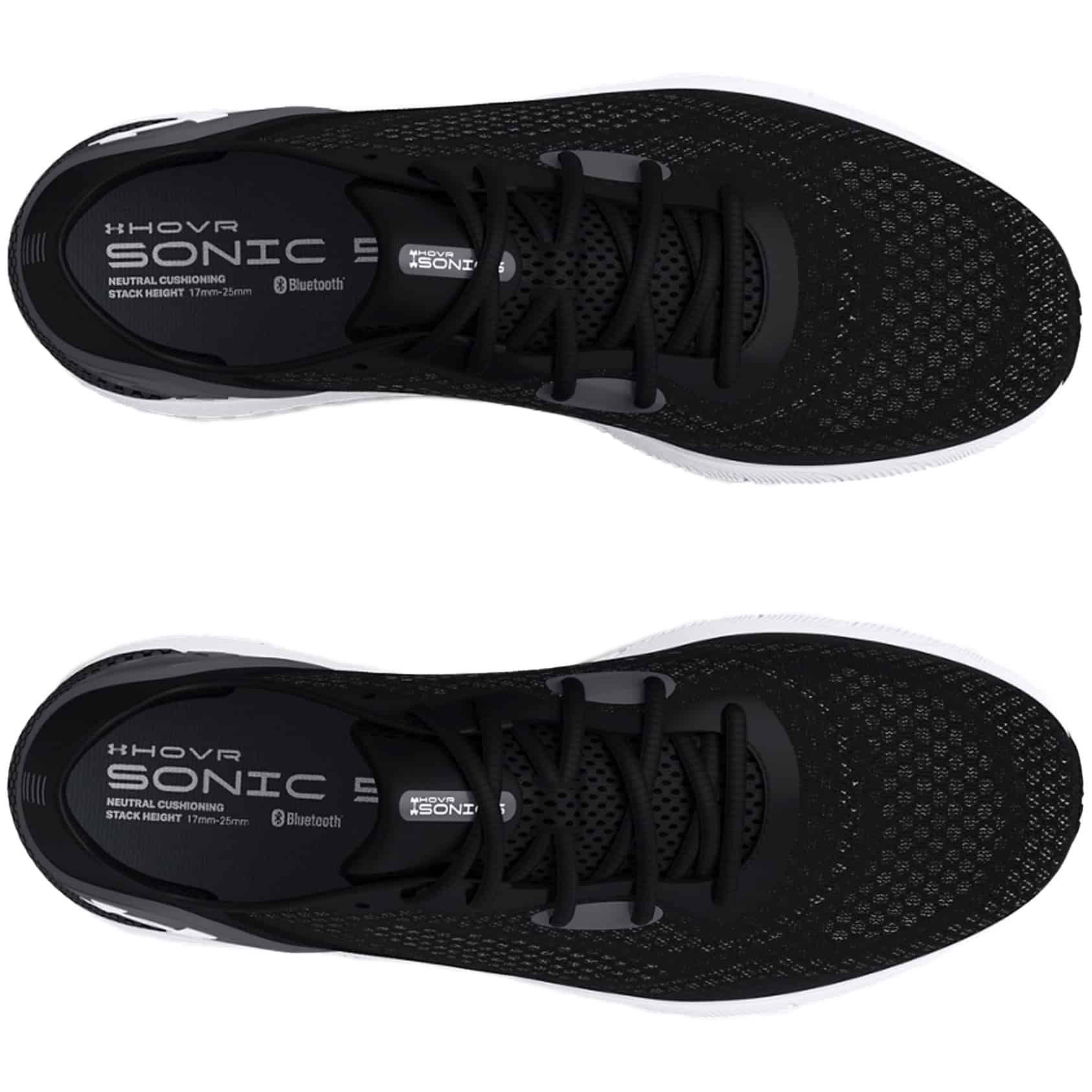 Under Armour Men's HOVR™ Sonic 5 Running Shoes - Black / White 3024898-001