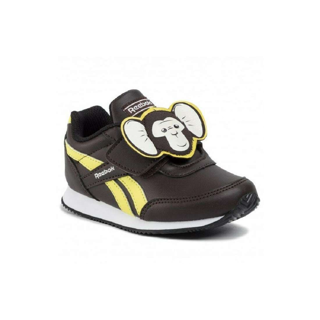 Reebok Kid's(Toddler) Royal Classics Jogger 2 Shoes,EF3756,Dark Brown/Hero Yellow/Classic White