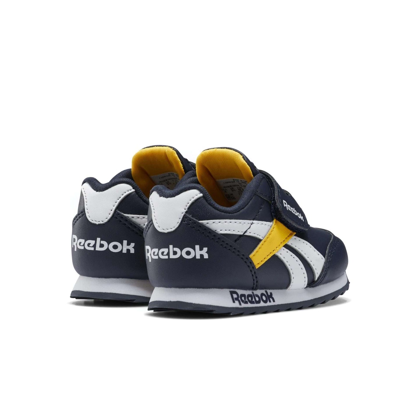 Reebok Kid's(Toddler) Royal Classics Jogger 2 Shoes,EH2112,Collegiate Navy / Solar Gold / White