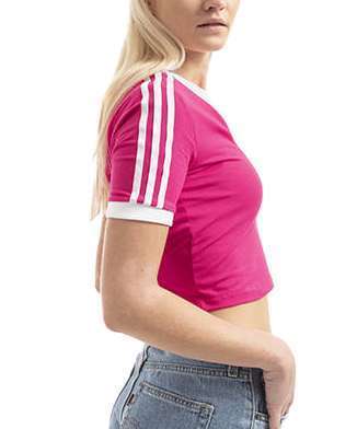 Adidas Women's ADICOLOR CLASSICS CROPPED TEE HG6595 Real Magenta