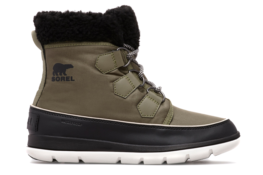 SOREL Women's explorer Carnival Boot NL3040-371 Green Black