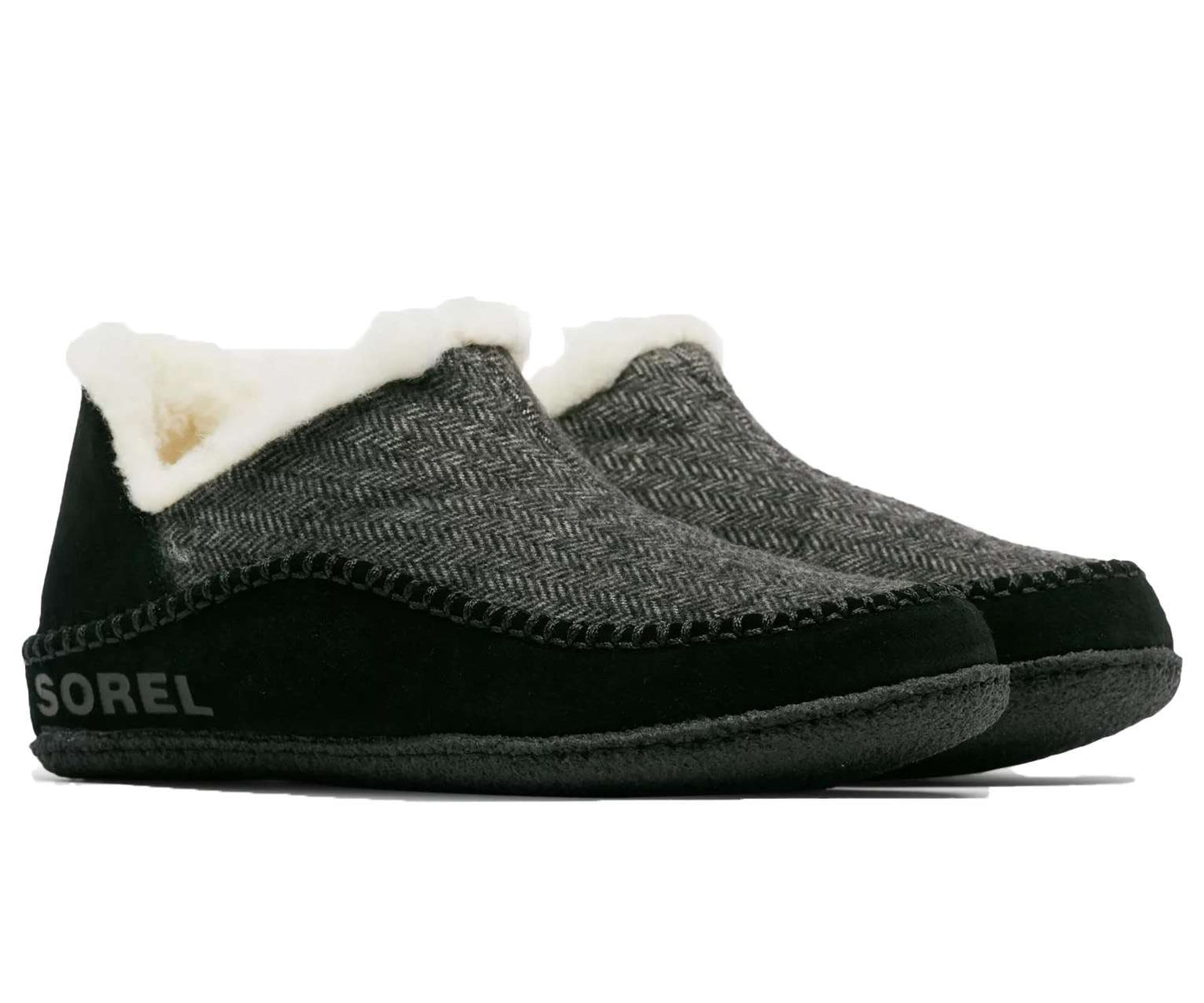 SOREL MEN'S MANAWAN II SLIPPER - Grill, Black NM4795-028