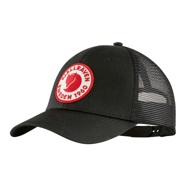 Fjallraven 1960 Logo Langtradarkeps Hat in Black